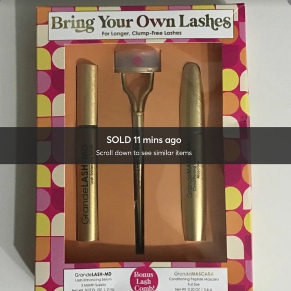 ❌SOLD❌ Grande Cosmetics Bring Your Own Lashes